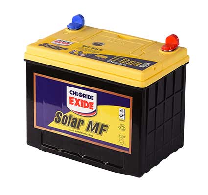Chloride Exide Solar Battery 026AH 12V Acid vented